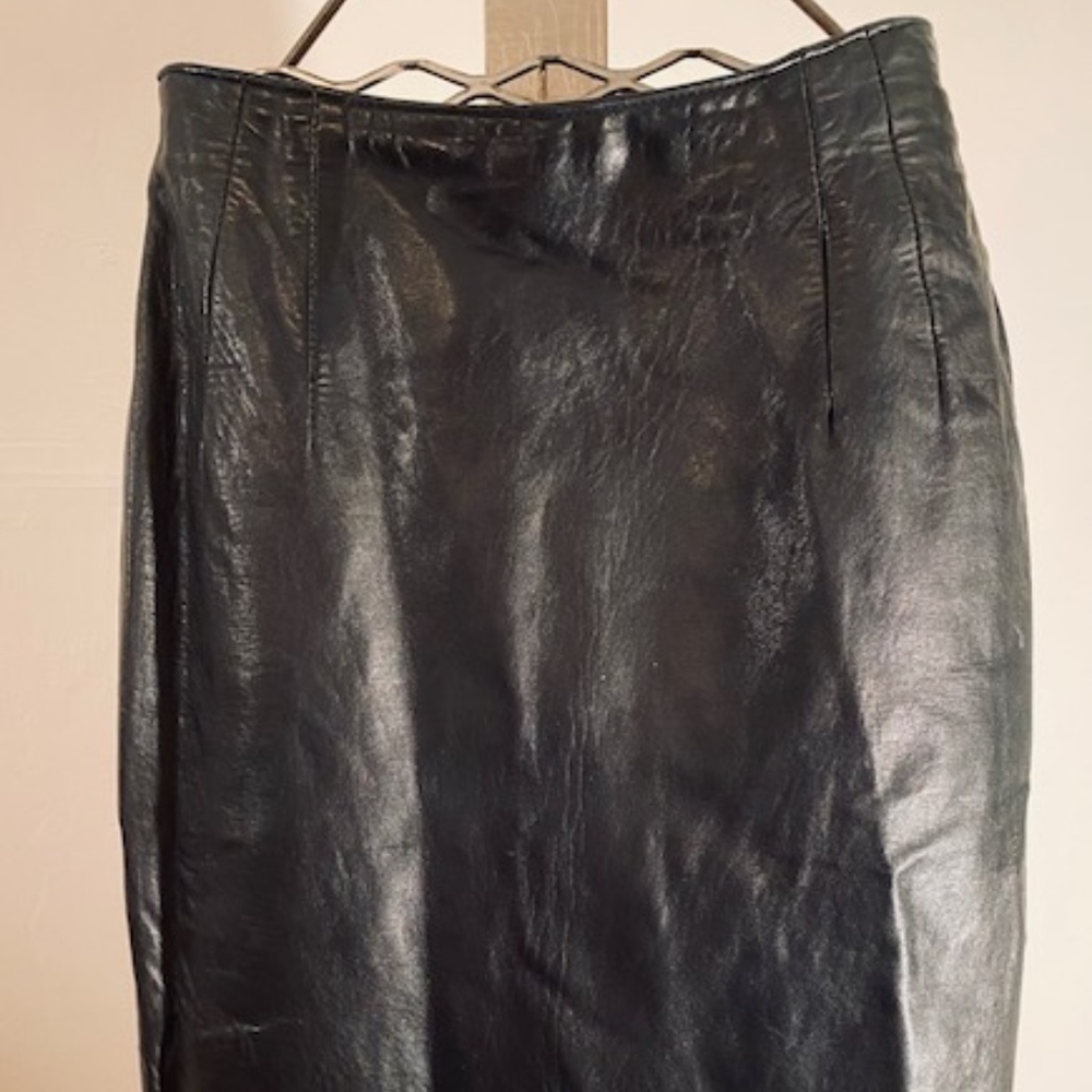 Ann Taylor Vintage Leather Pencil Skirt